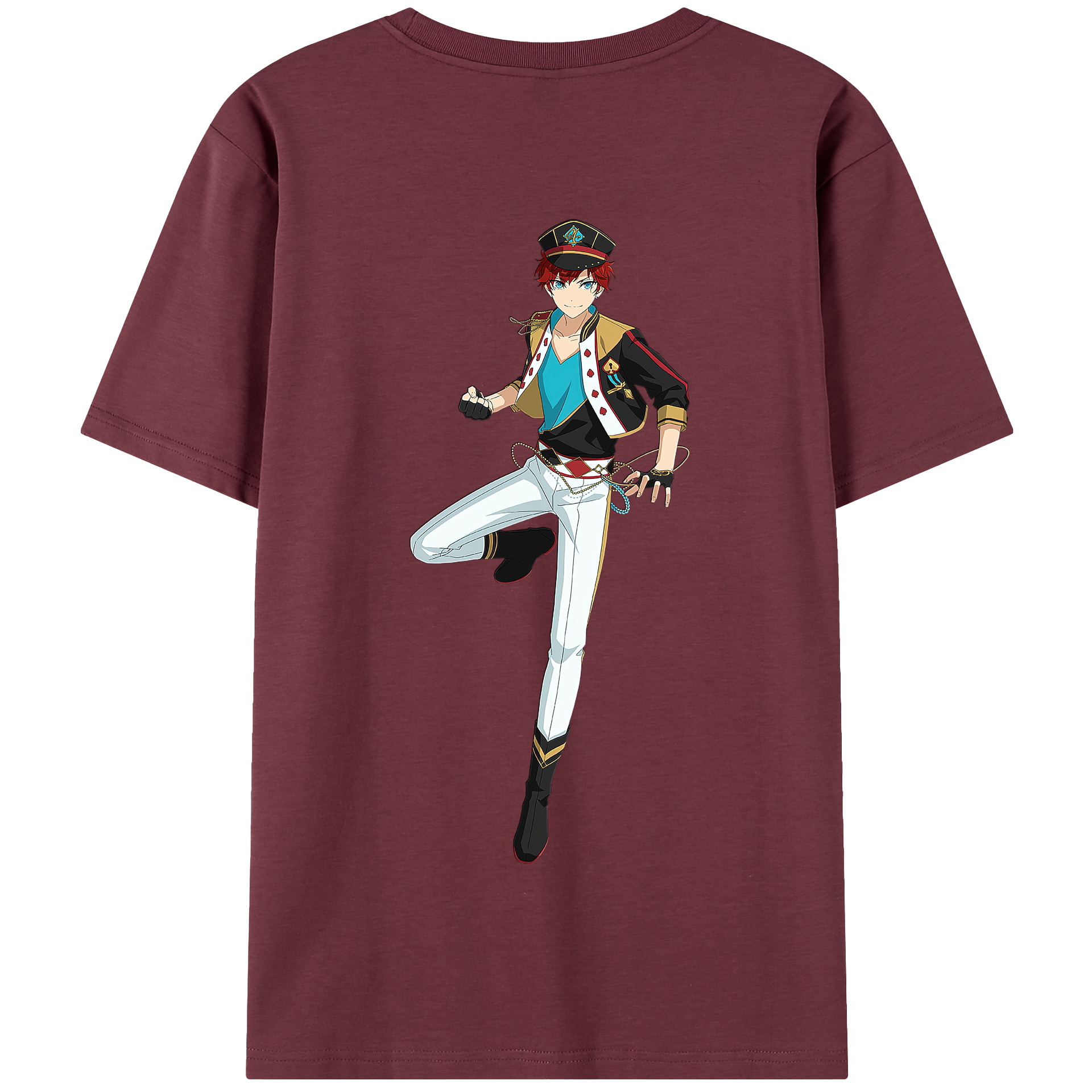 （画像用） あんさんぶるスターズ! Ensemble Stars 綿100％半袖Tシャツ（背面プリント）